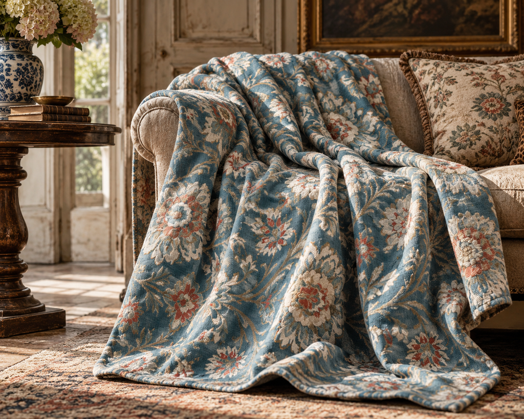 Amy Luxury Organic Cotton Throw