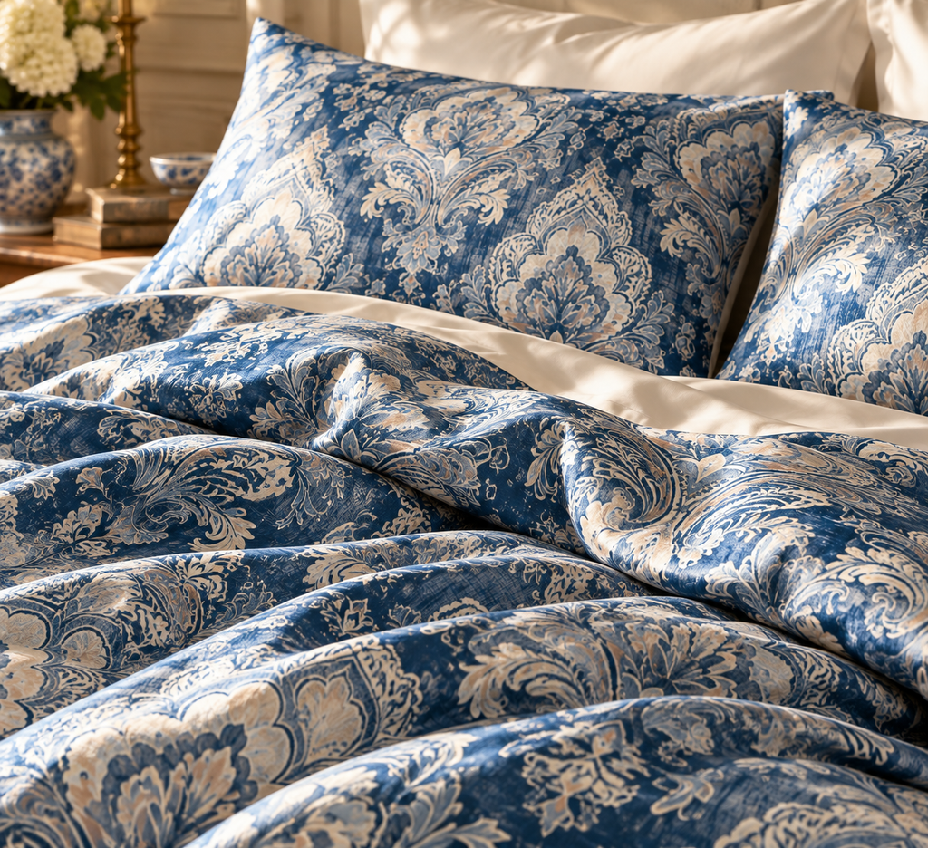 Alma Chatsworth Silk Duvet Cover Set