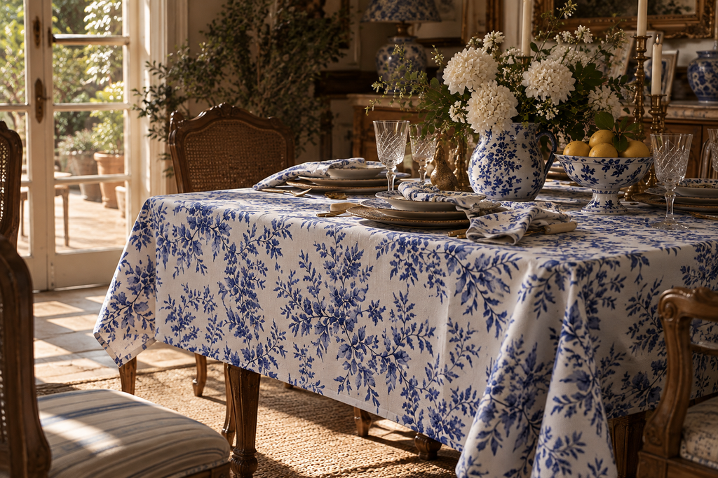 Blue Collie Tablecloth