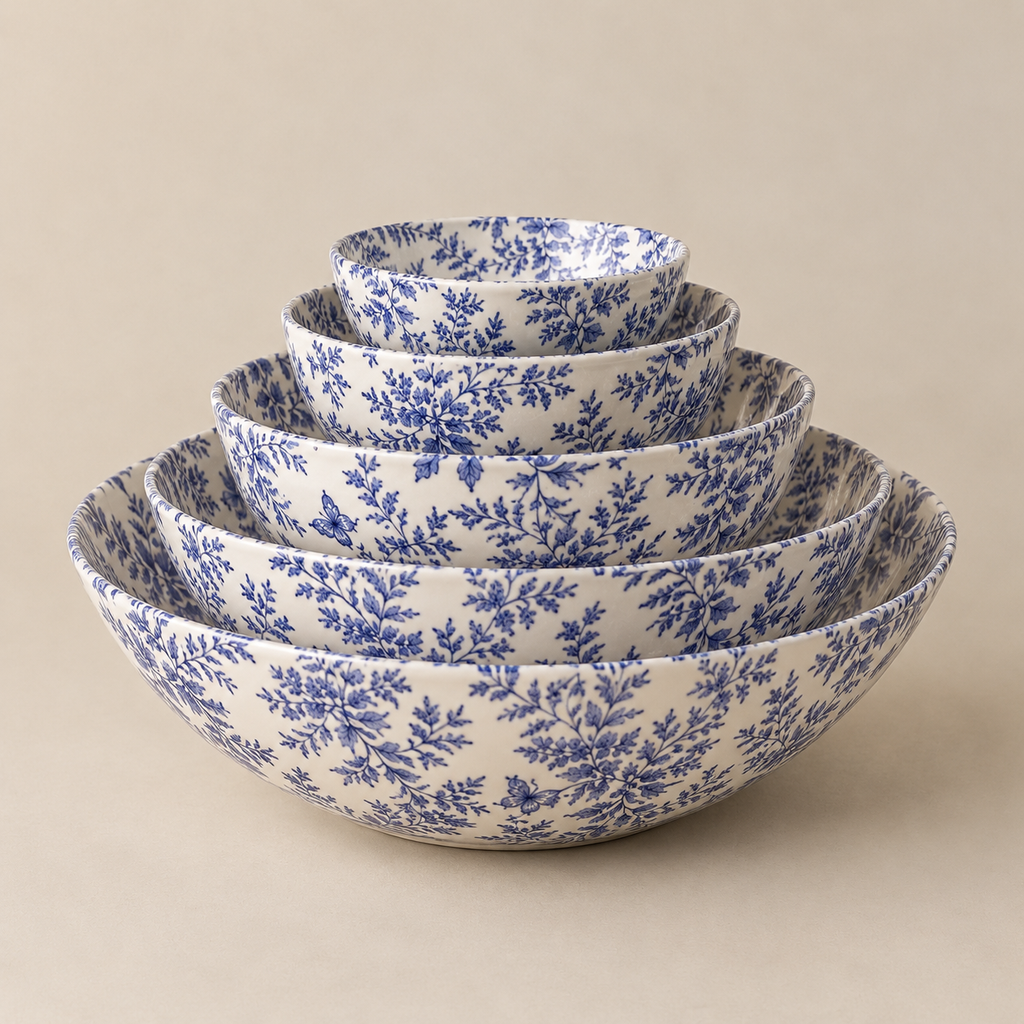 Blue Jardin Ornamental Bowl