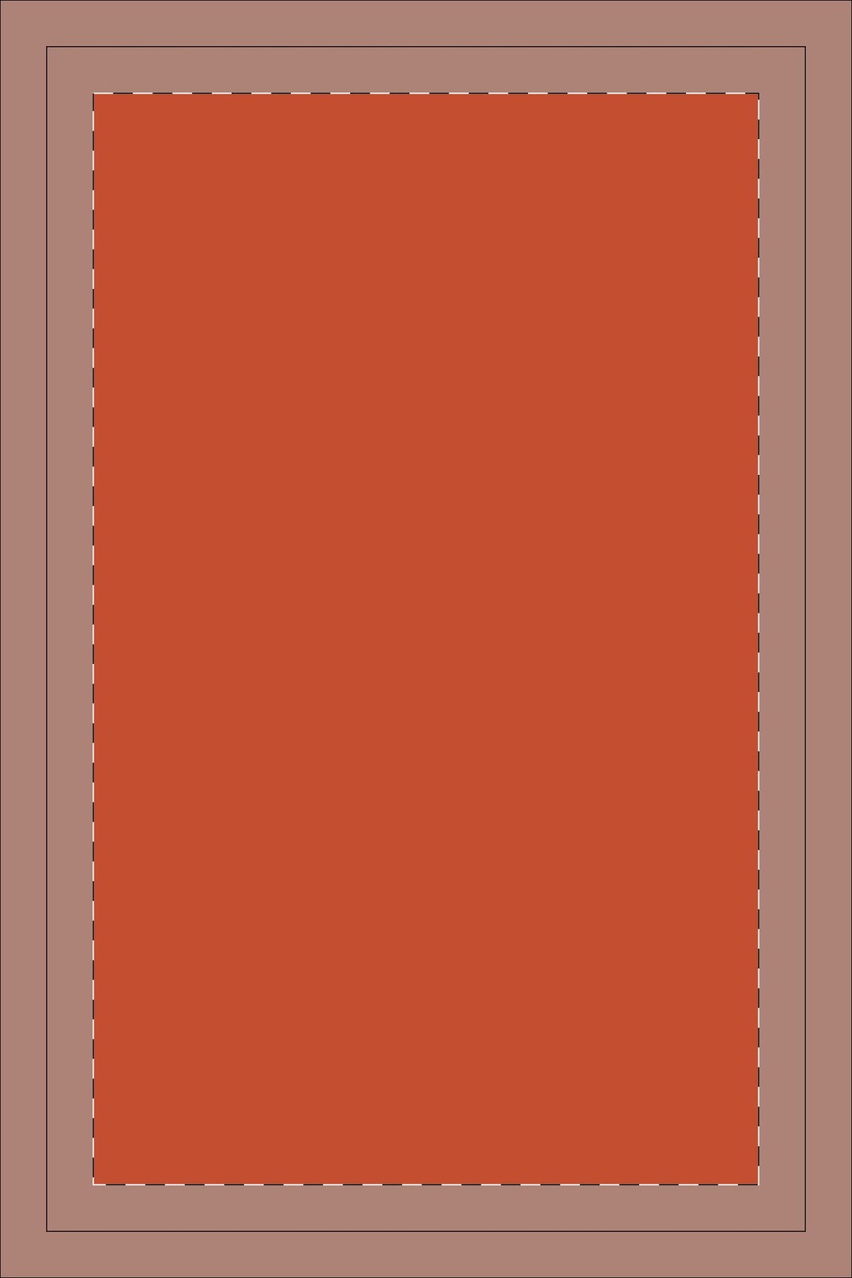 Rust Floral Print Tea Towel | Waffle Double-Sided Kitchen Towel