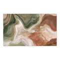 Earth Tone Marble Swirl Area Rugs | Abstract Fluid Art Rug