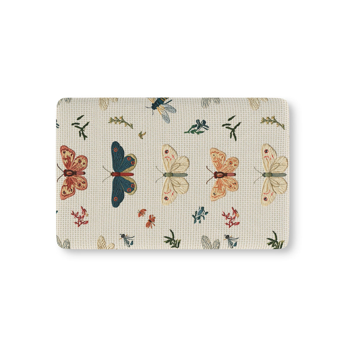 Butterfly Garden Baby Fitted Crib Sheet, Vintage Botanical Nursery Bedding, Cottagecore Butterfly Baby Sheet, Neutral Luxury Nursery Decor