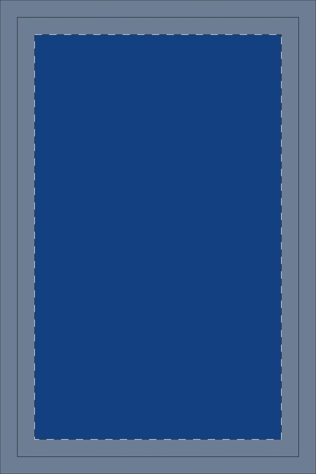 Blue Damask Pattern Tea Towel | Double-Sided Waffle Texture