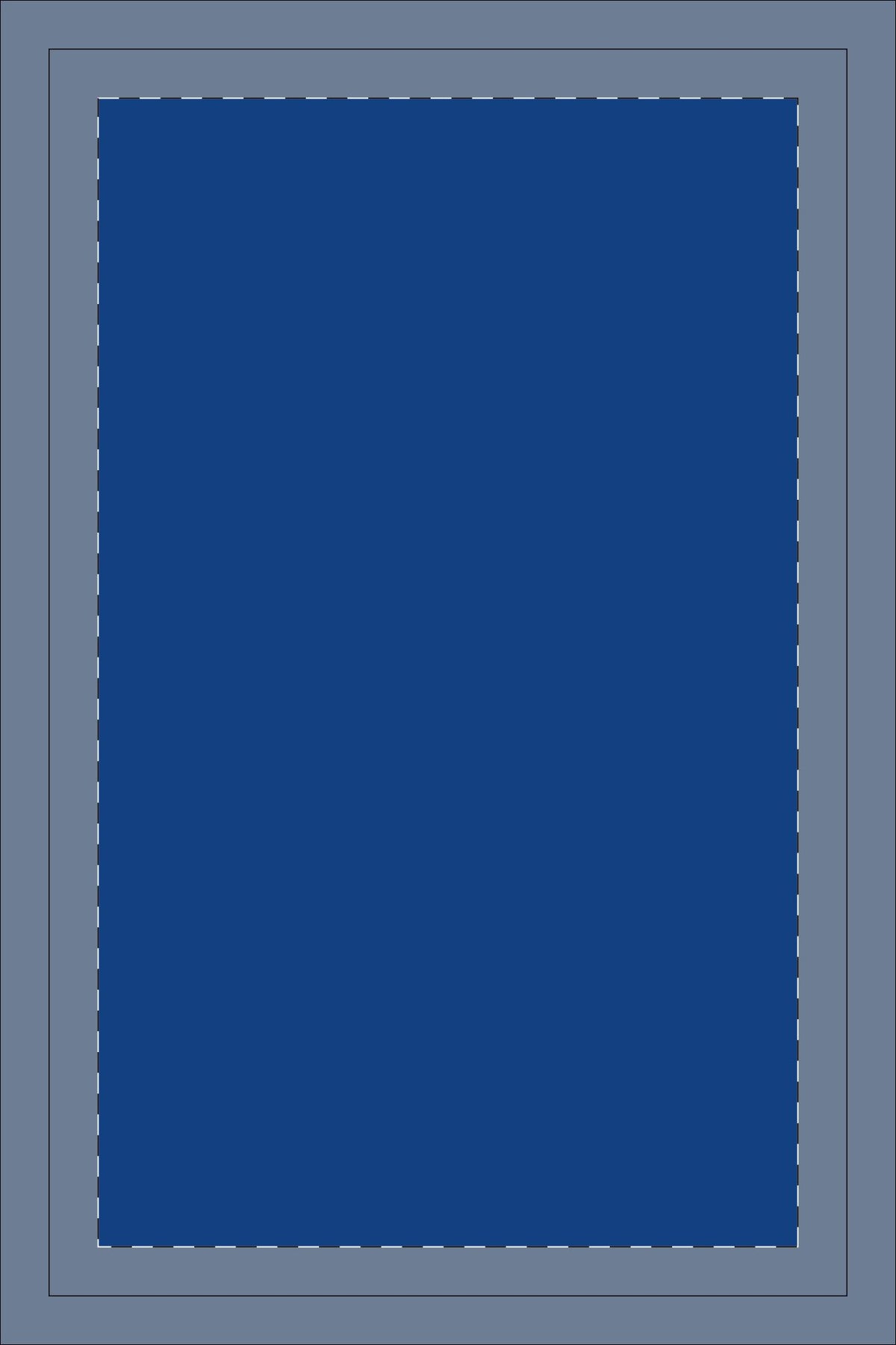 Blue Damask Pattern Tea Towel | Double-Sided Waffle Texture