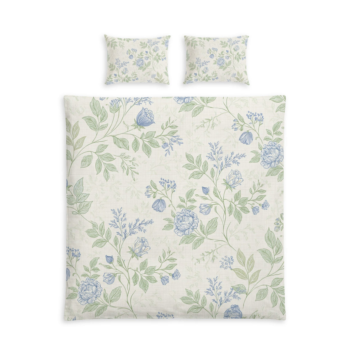 Willoemere Garden Cotton Bed Set | Vintage Floral Duvet Cover
