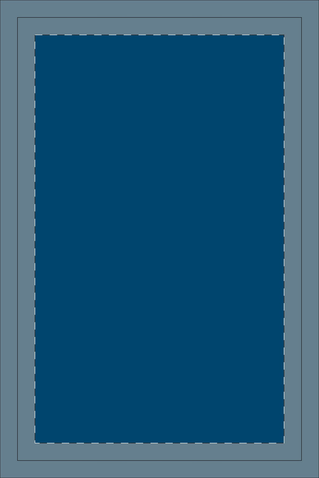 Indigo Ikat Leaf Pattern Tea Towel | Double-Sided Waffle Texture