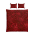 Red Paisley Pattern Cotton Bed Set | Duvet Cover Set