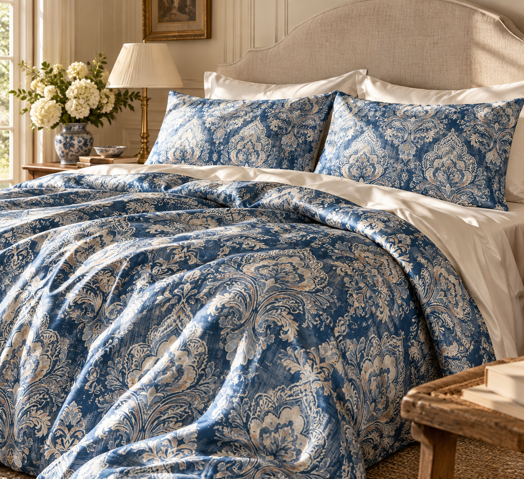 Alma Chatsworth Silk Duvet Cover Set