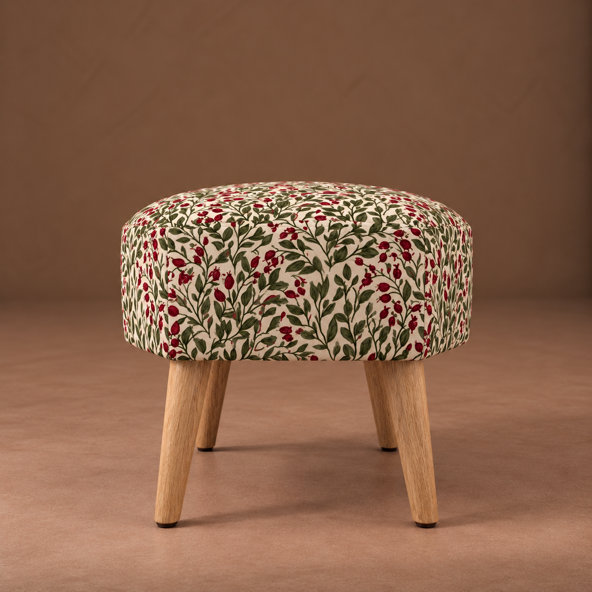 Cherry Garden Hexagonal Footstool