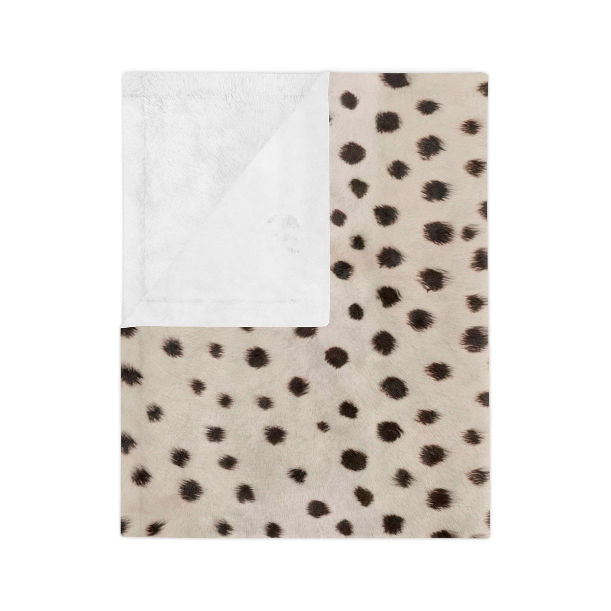 Dalmatian Spot Velveteen Blanket