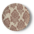 Sienna Damask Porcelain Plate