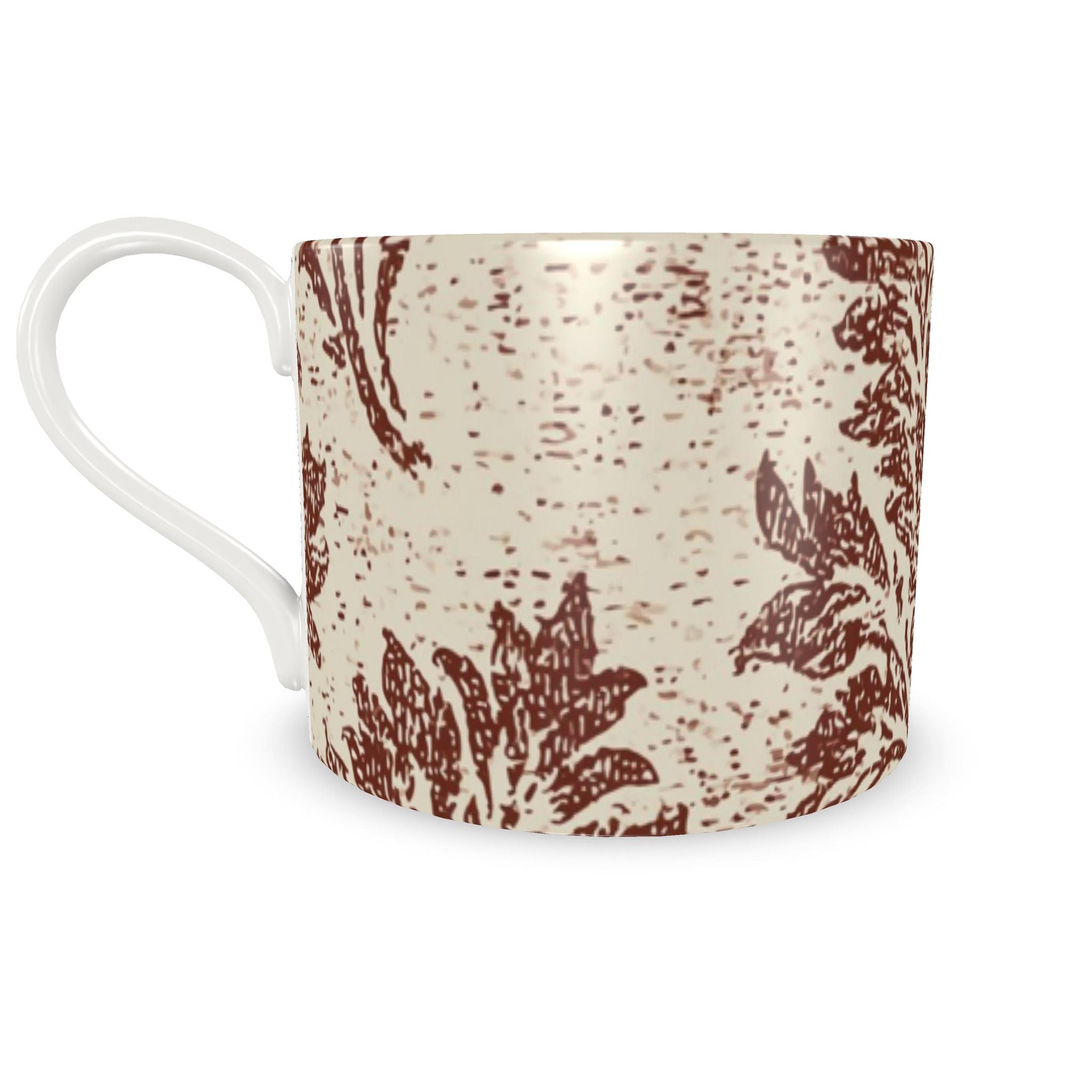 Sienna Damask Cup and Saucer