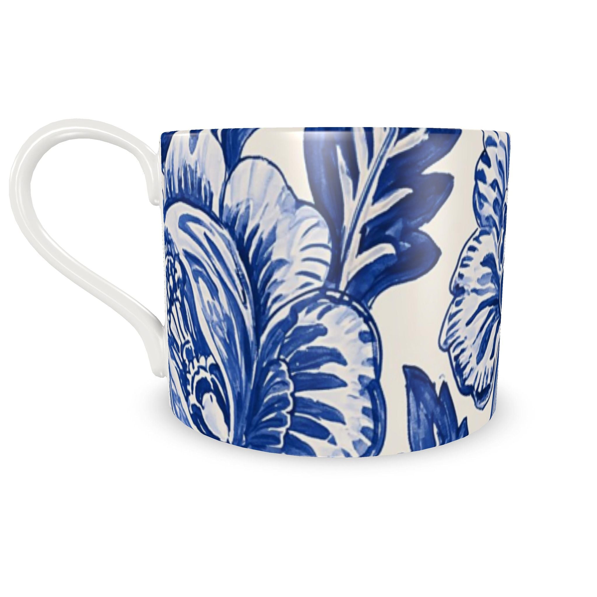 Cobalt Garden Cup and Saucer