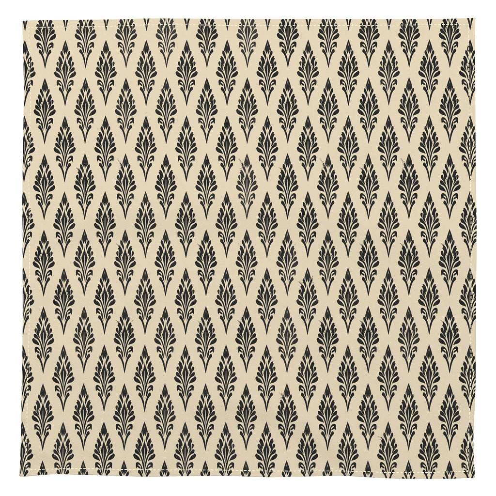 Ikat Pattern Custom Napkins - The Midnight Laurel Collection