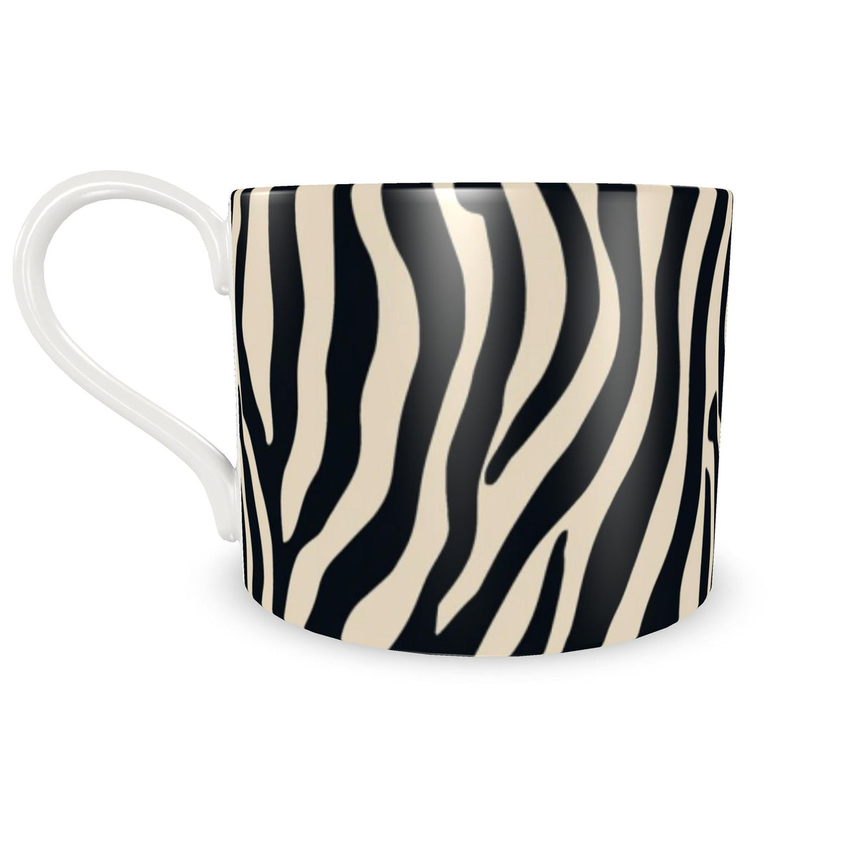 Savanna Noir Zebra Cup & Saucer Set | Coffee Cup Gift