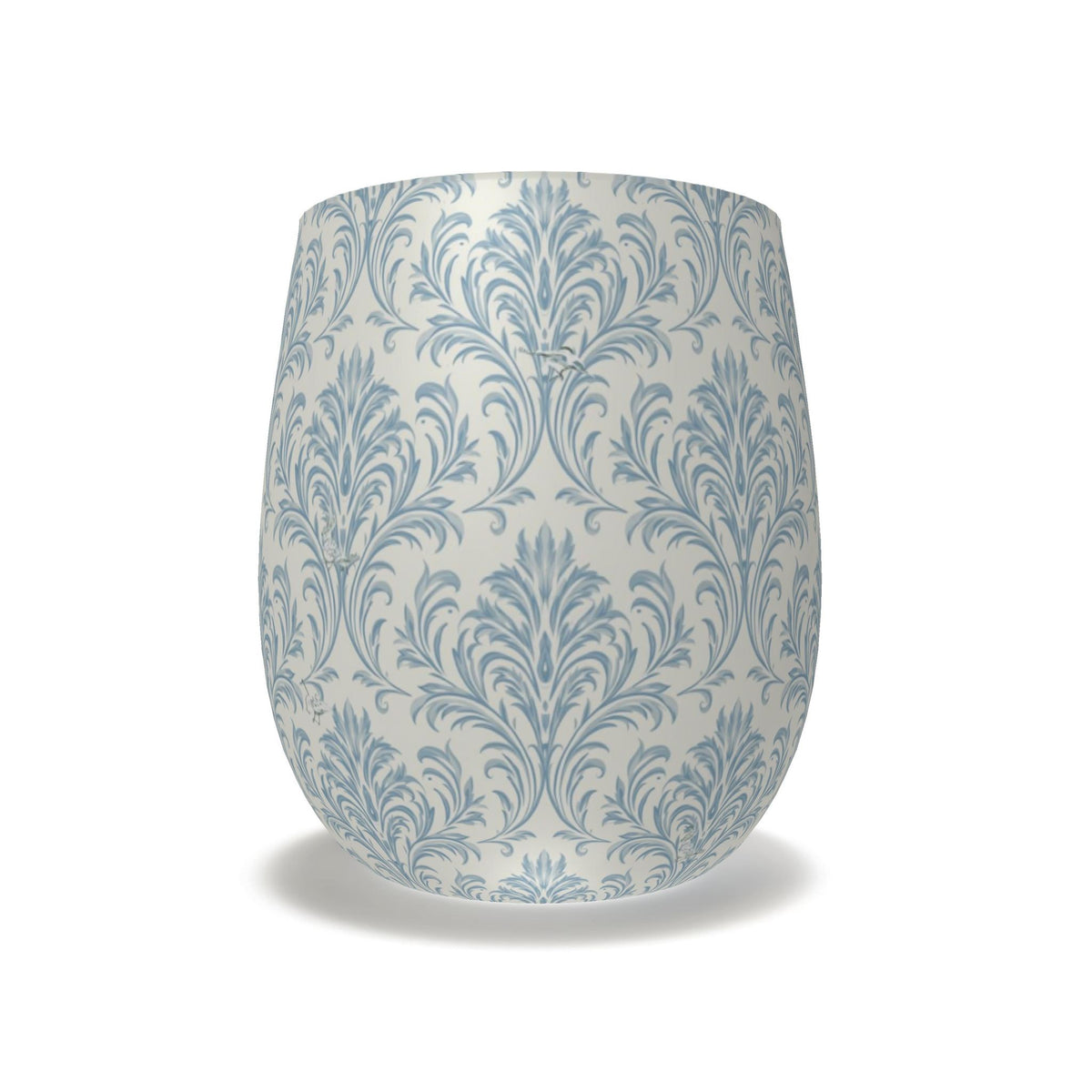 Ciel Damask Tumbler Cup | French Inspired Water Glass