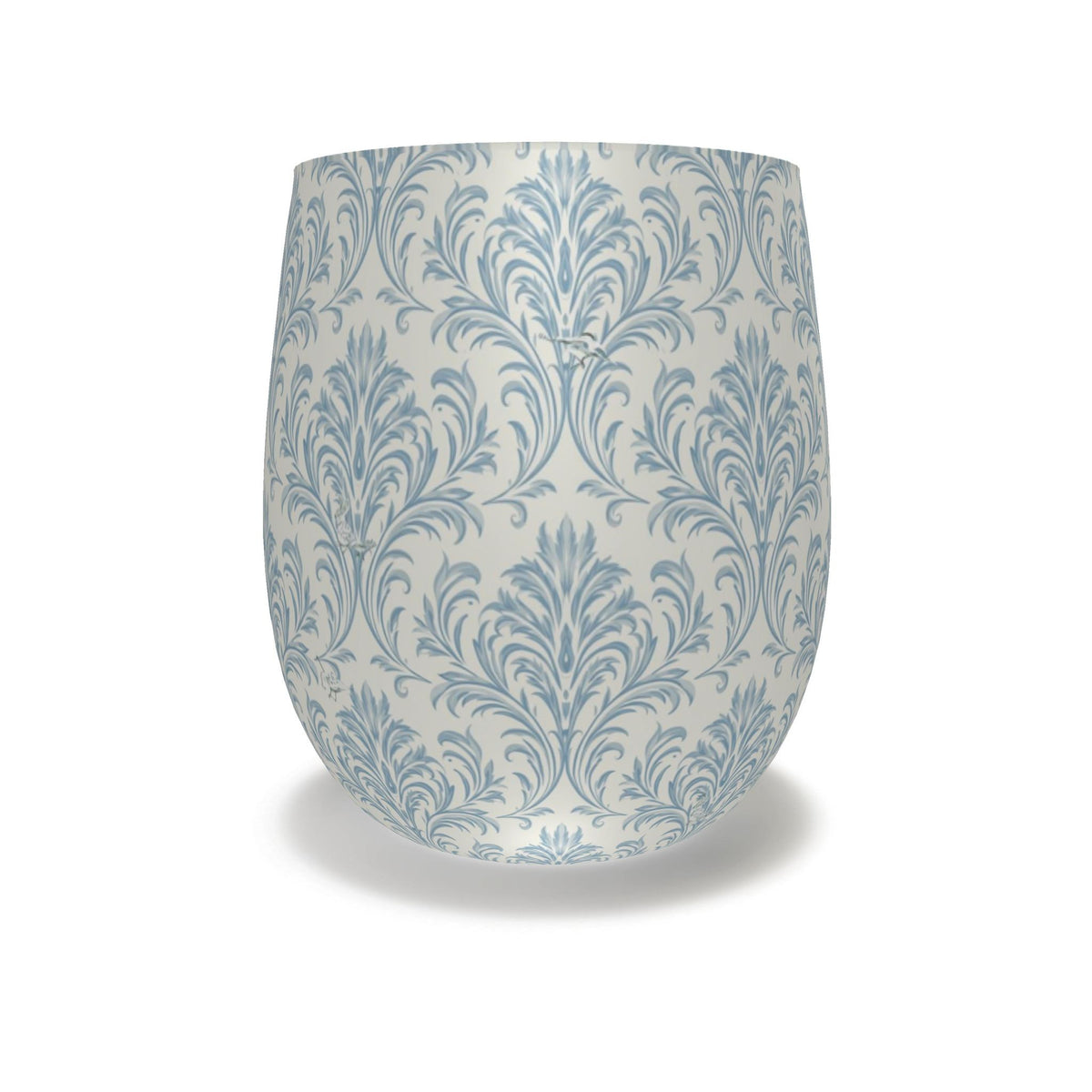 Ciel Damask Tumbler Cup | French Inspired Water Glass