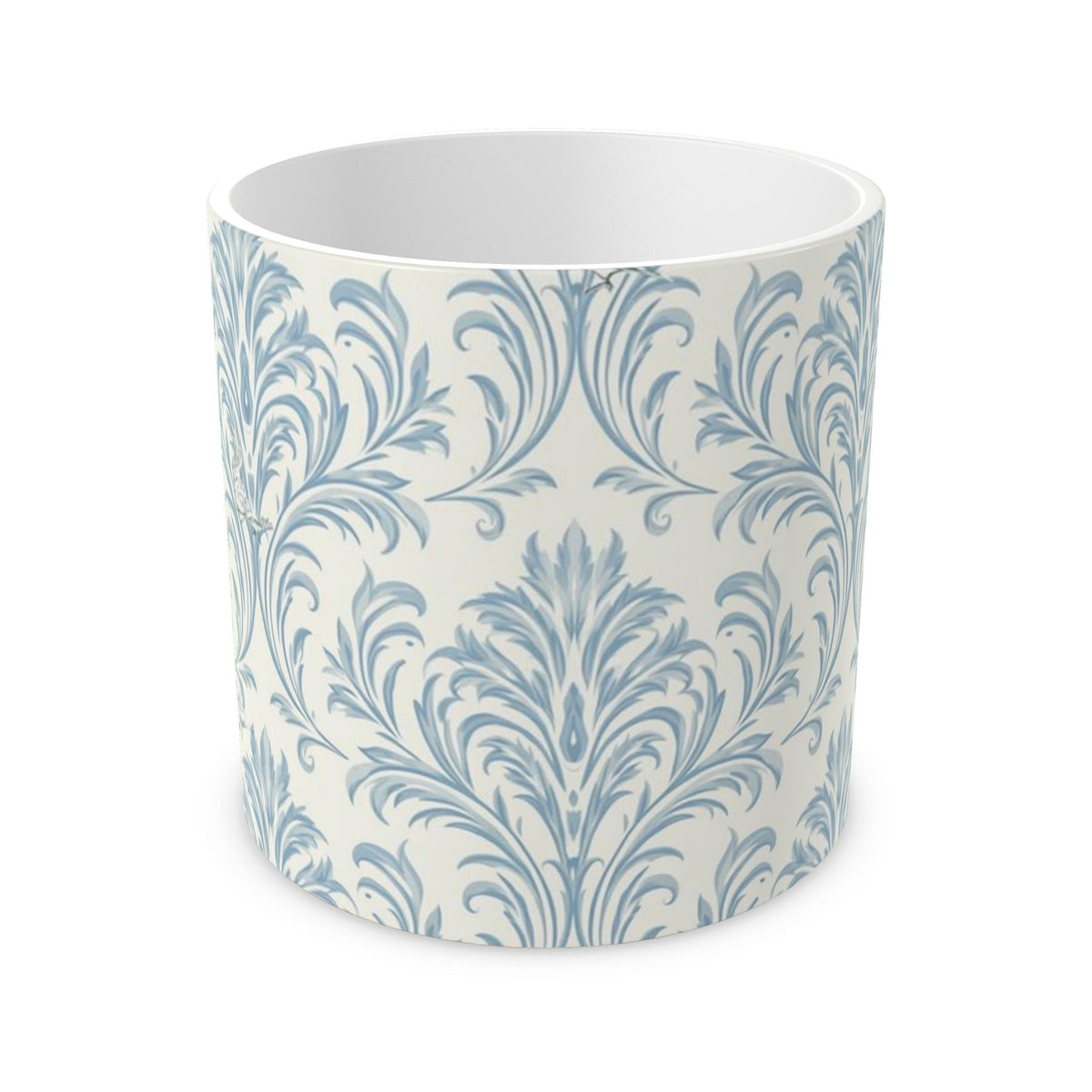 Cobalt Damask Plant Pot – Decorative Planter