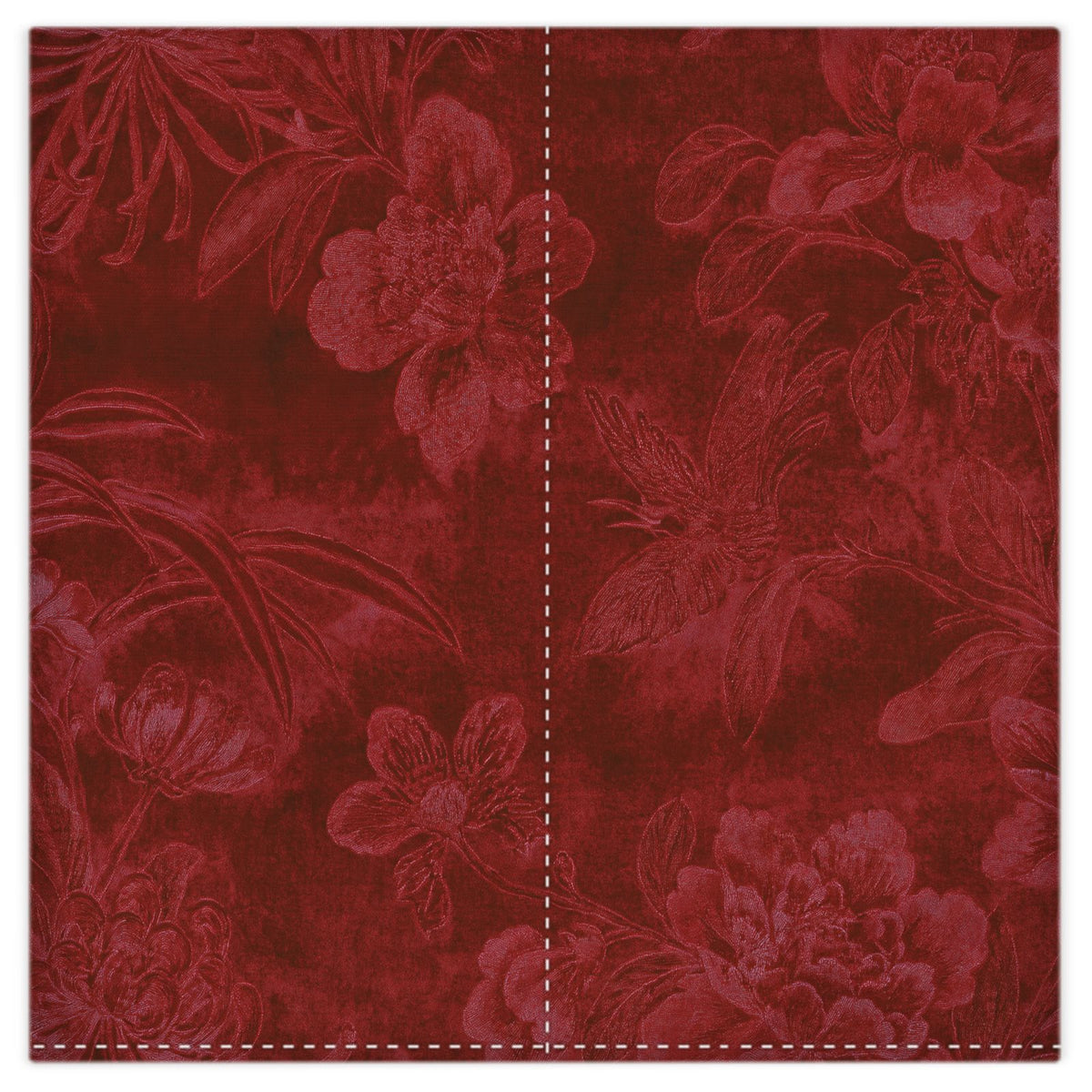 Scarlet Reverie Silk Duvet Cover | Luxury Bedding
