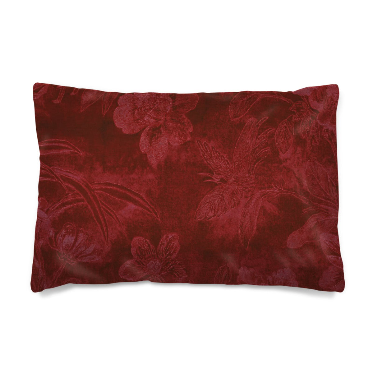 Scarlet Reverie Silk Duvet Cover | Luxury Bedding