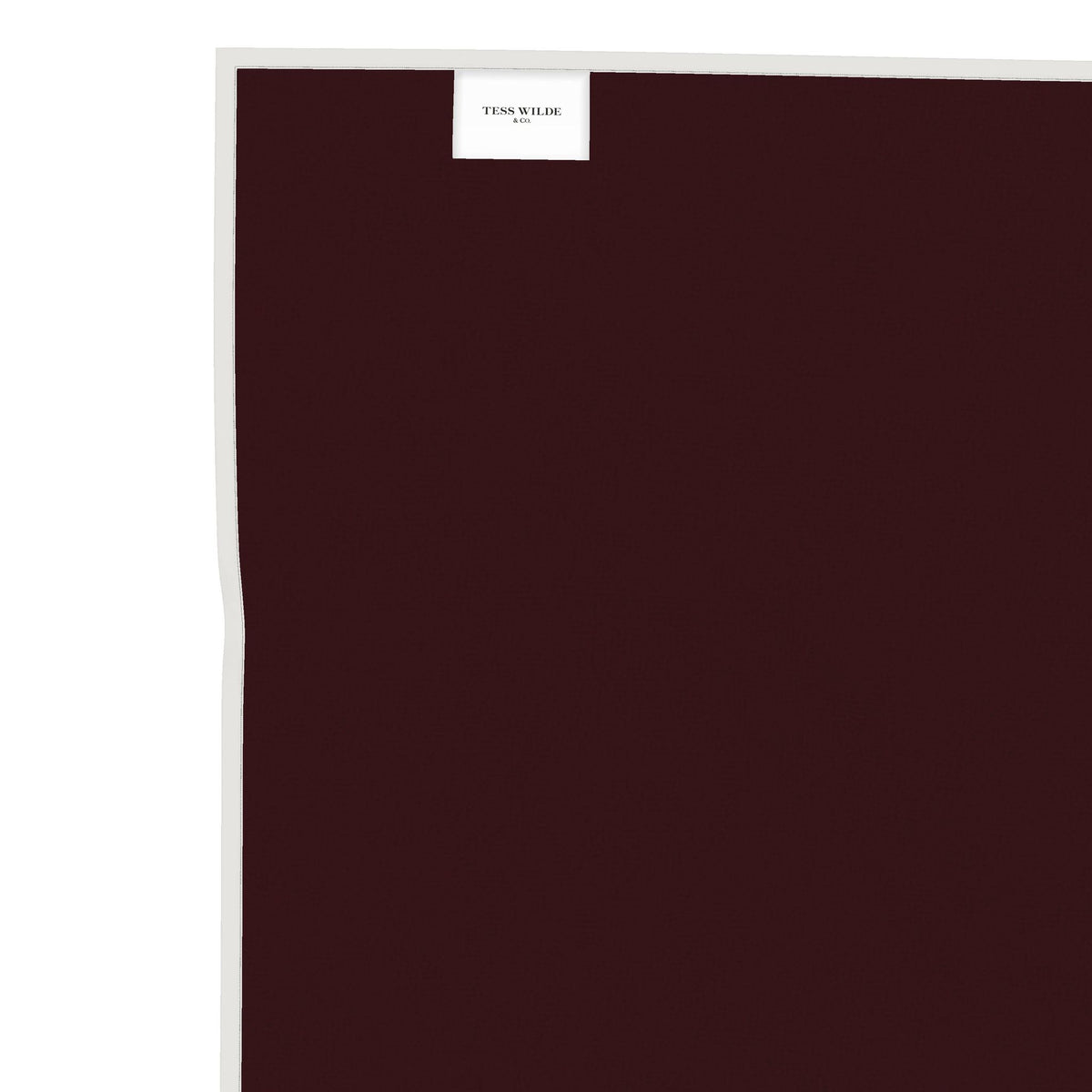 Serena Bordeaux Blanc Towel | Luxury Spa Bath Towel
