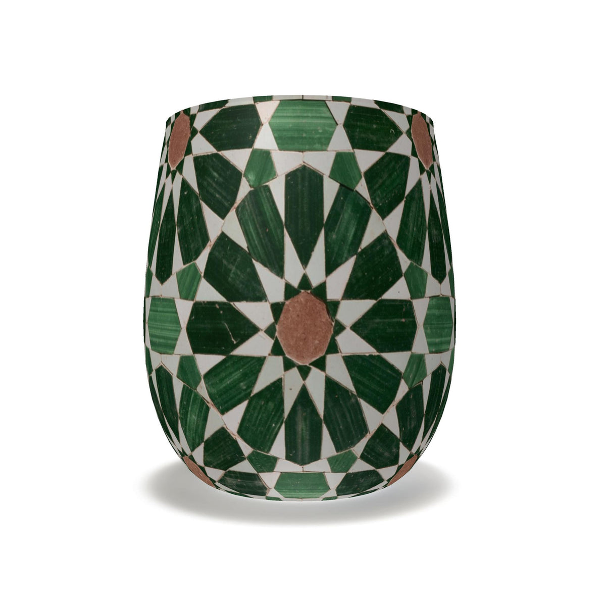 Emerald Zellige Water Glass | The Tile Edit