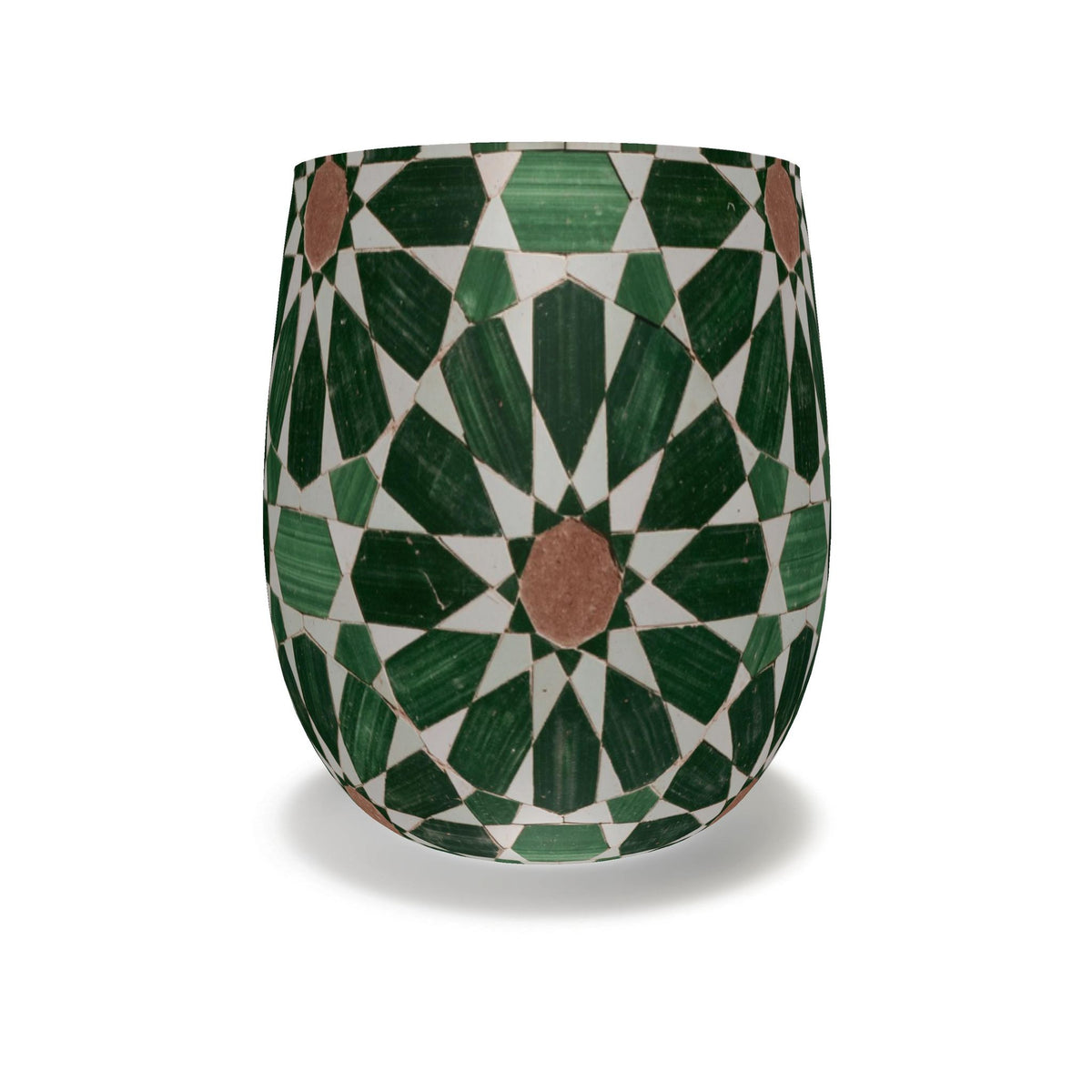 Emerald Zellige Water Glass | The Tile Edit