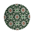 Emerald Zellige Ornamental Bowl, Green Mosaic Decorative Bowl, Mediterranean Home Decor, Moroccan Style Accent Bowl, Luxury Table Decor