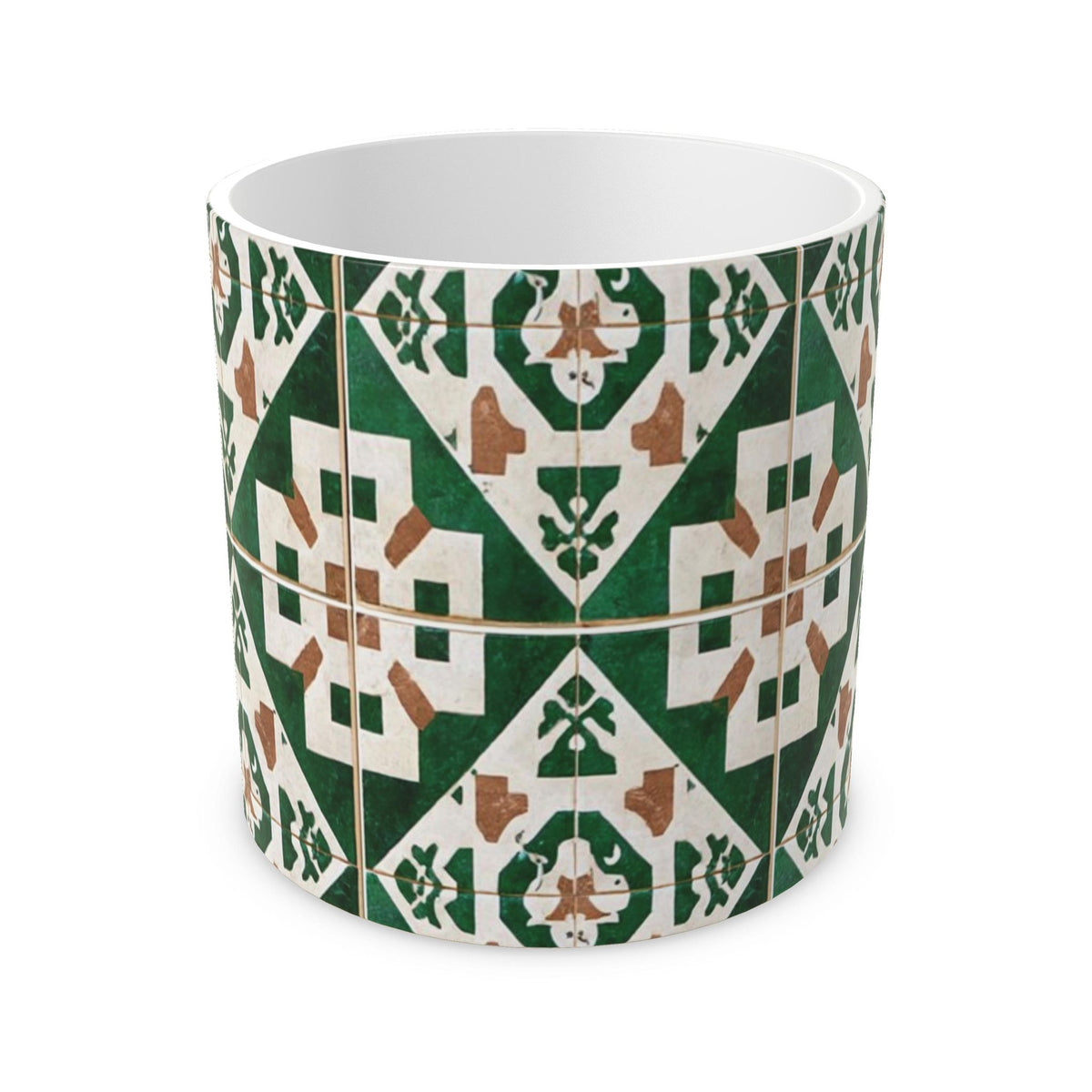 Verdant Majolica Tile Plant Pot | The Tile Edit