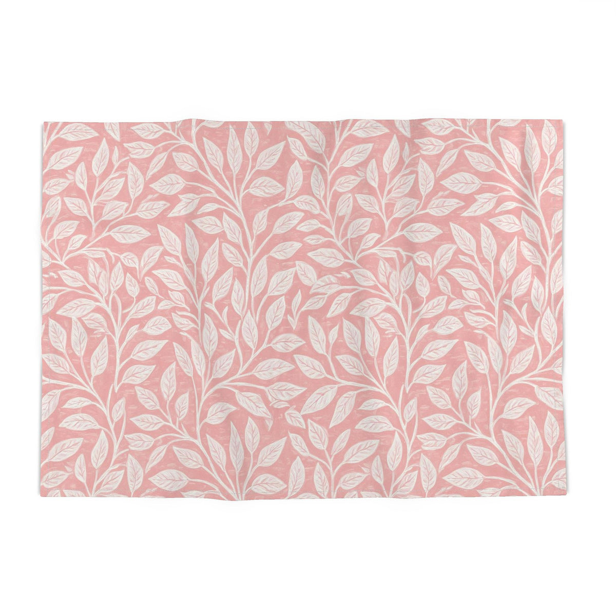 Pink Botanical Tea Towel | French Country Kitchen Decor
