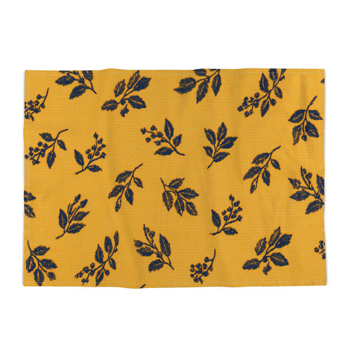 Mustard Botanical Tea Towel