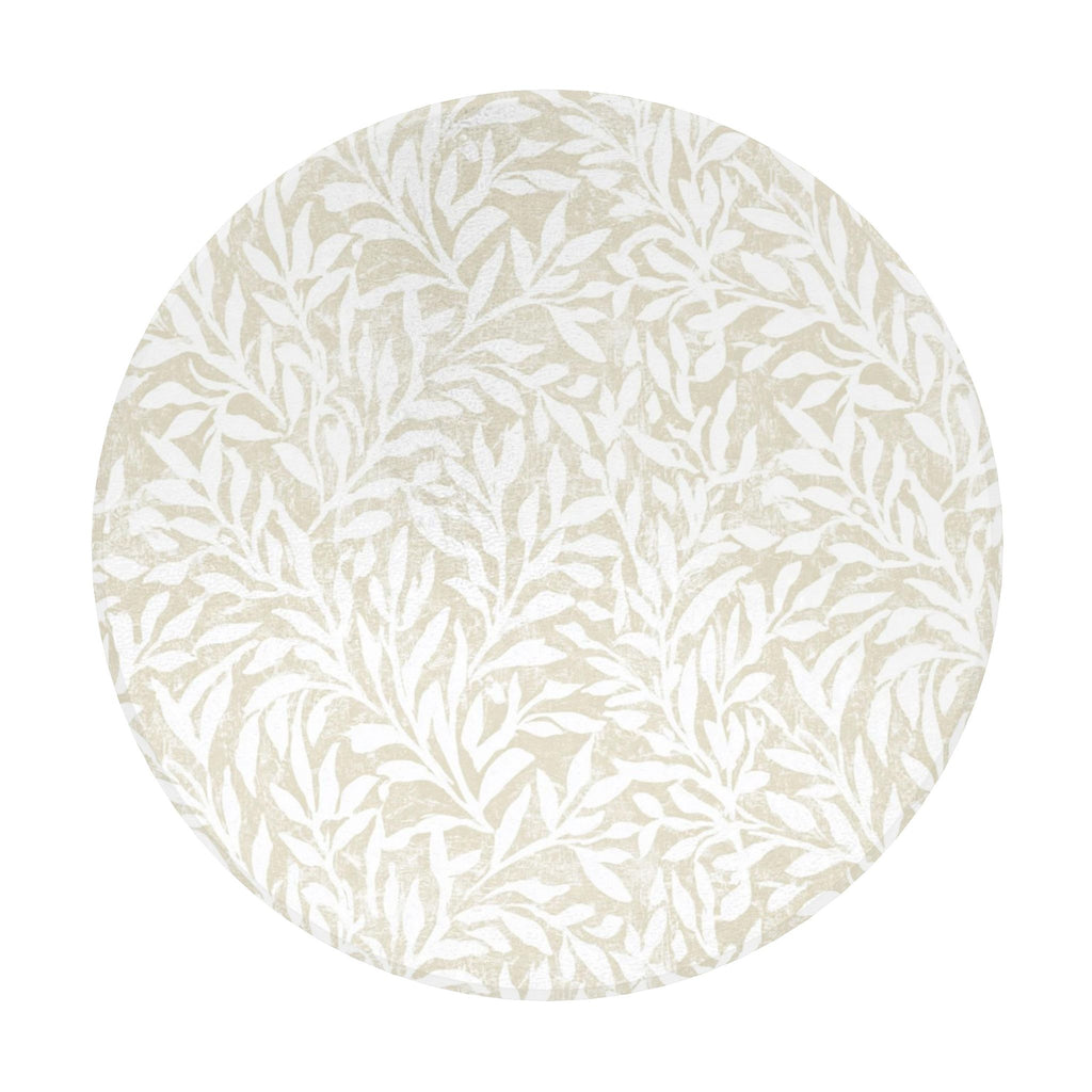 Ivory Willow Ceramic Coaster