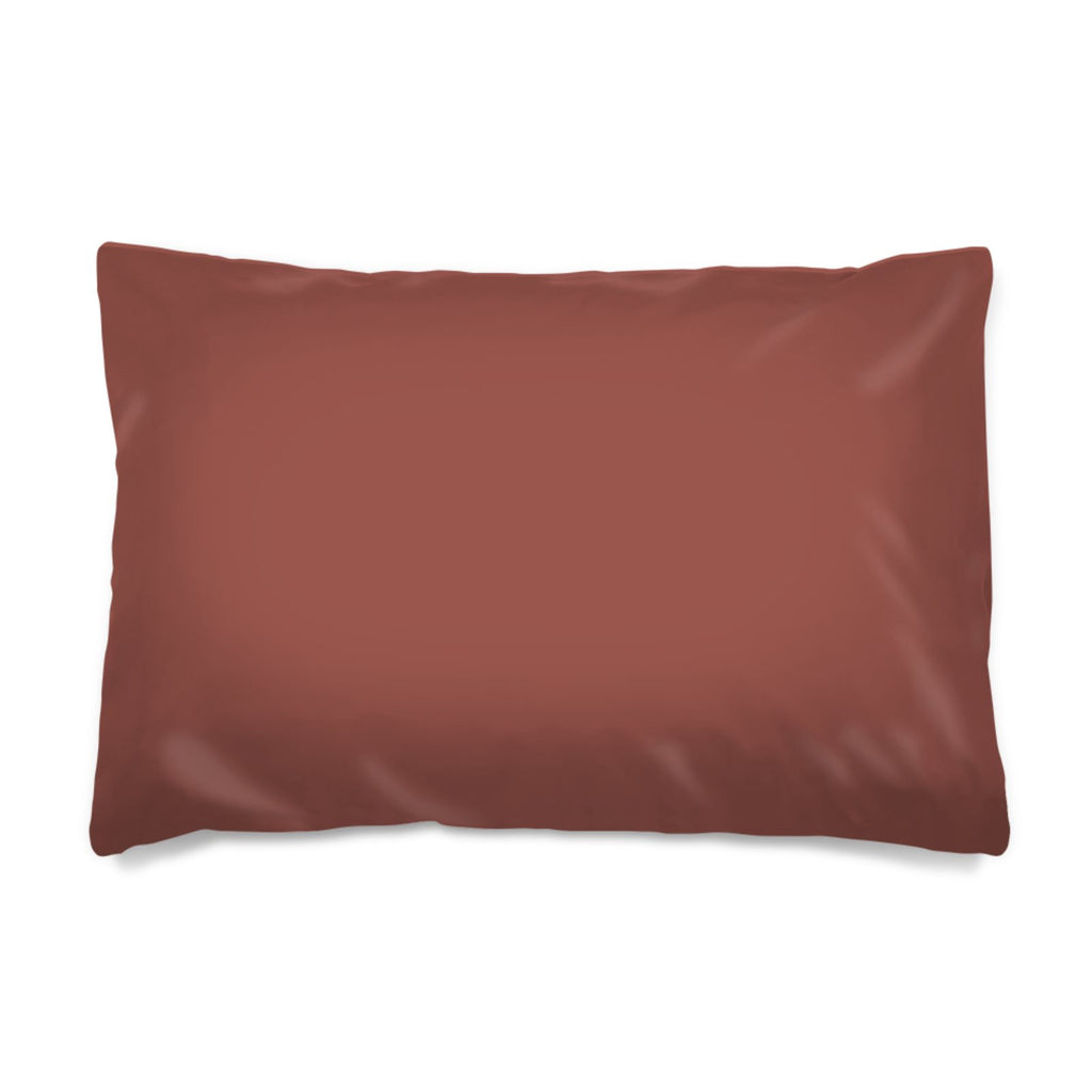 Terracotta 100% Silk Duvet Cover