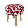 The Red Meadow Floral Ottoman