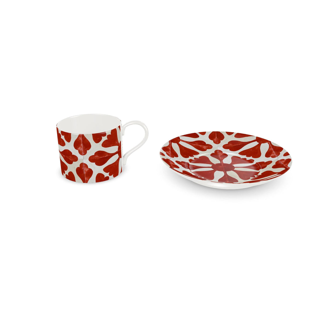 Bellarosa Large Coffee Cup & Saucer | Italian-Inspired Porcelain
