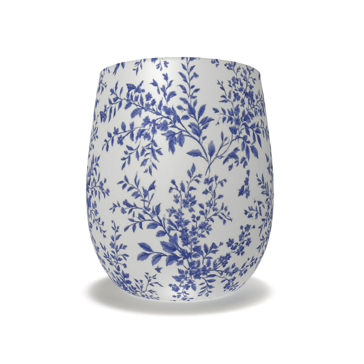 Blue Willow Garden Water Glass