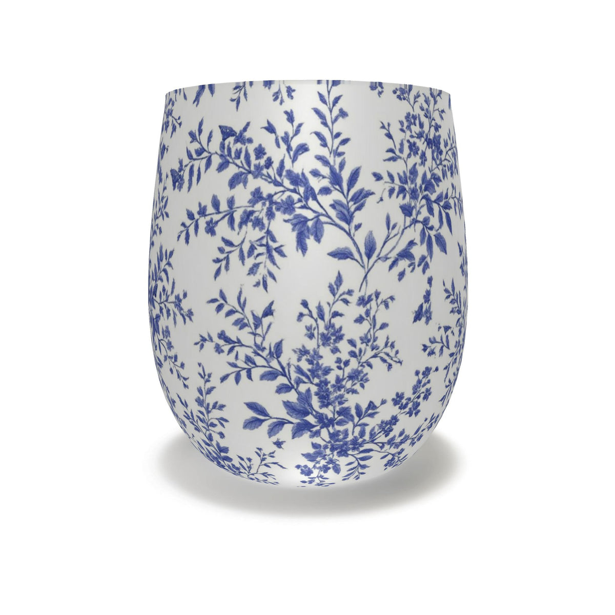 Blue Willow Garden Water Glass