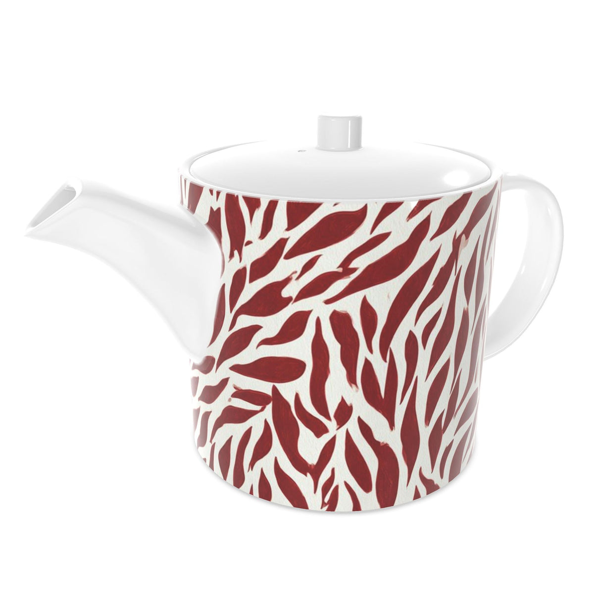 Crimson Willow Bone China Teapot