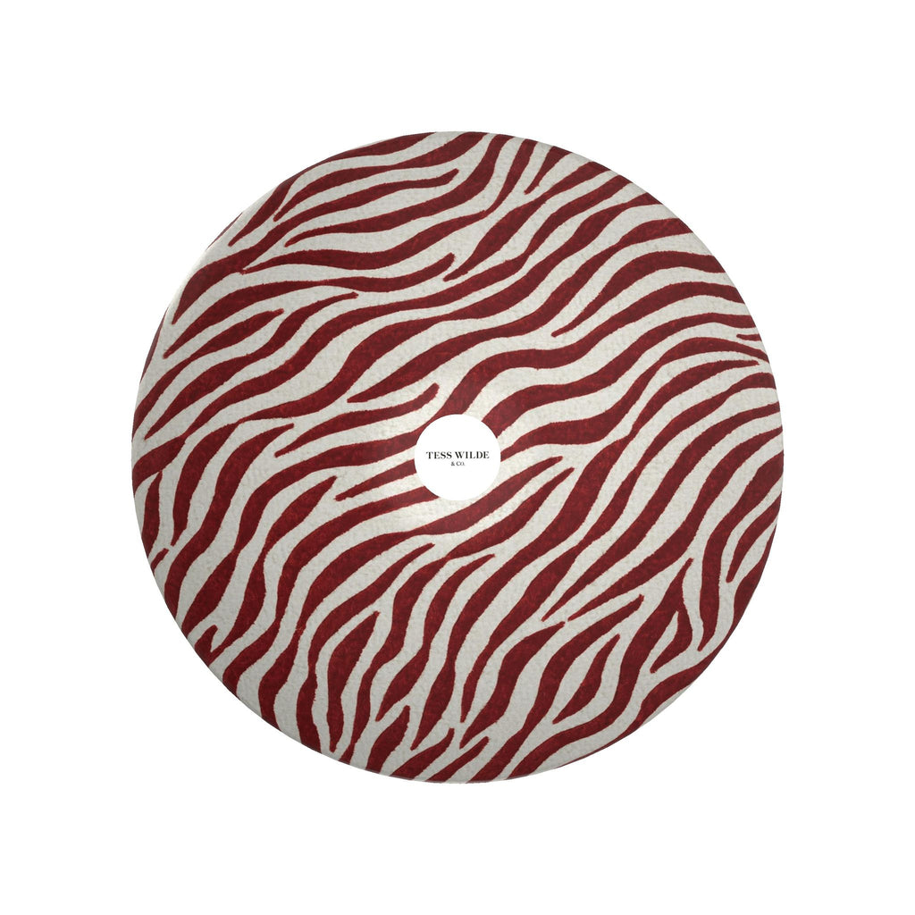 Burgundy Safari Ornamental Bowl