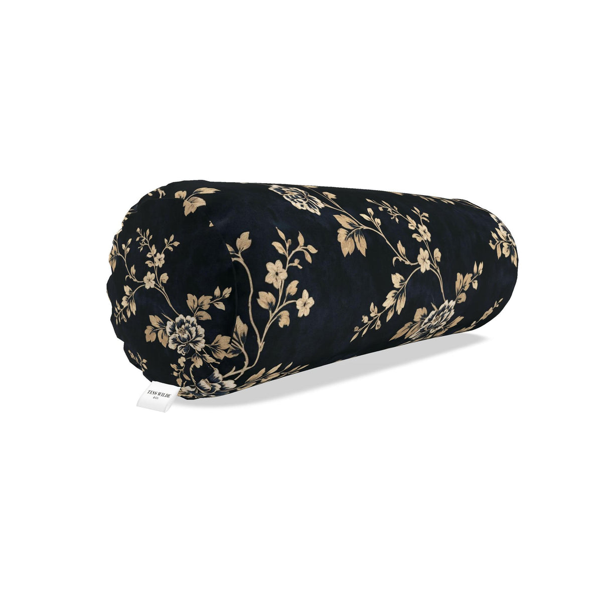 Beatrice Floral Velvet Big Bolster Pillow