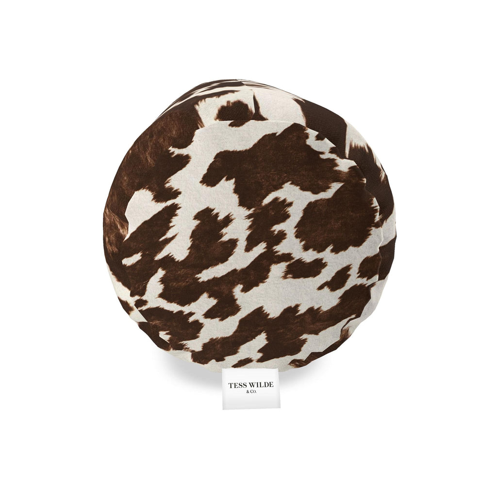 Hadley Cowhide Big Bolster Pillow