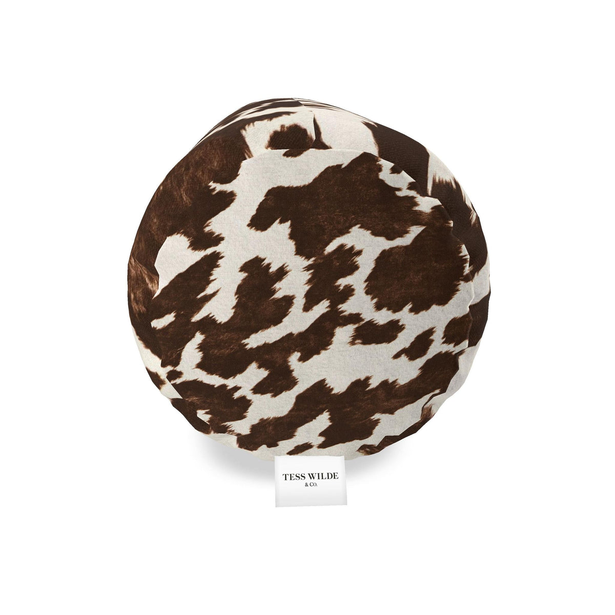 Hadley Cowhide Big Bolster Pillow