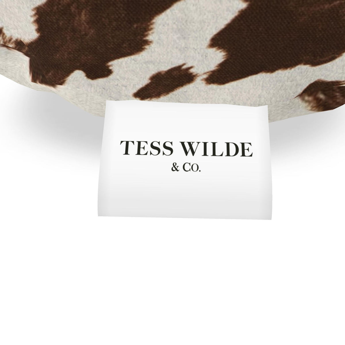 Hadley Cowhide Big Bolster Pillow