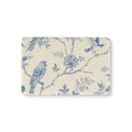 Bluebird Toile Baby Fitted Crib Sheet, Blue Floral Bird Nursery Bedding, French Country Baby Sheet, Elegant Vintage Nursery Decor