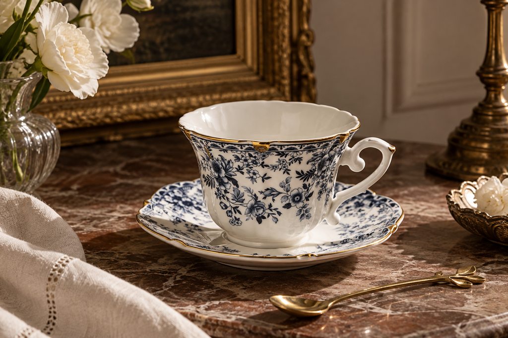 Camellia No. 3 Cup & Saucer