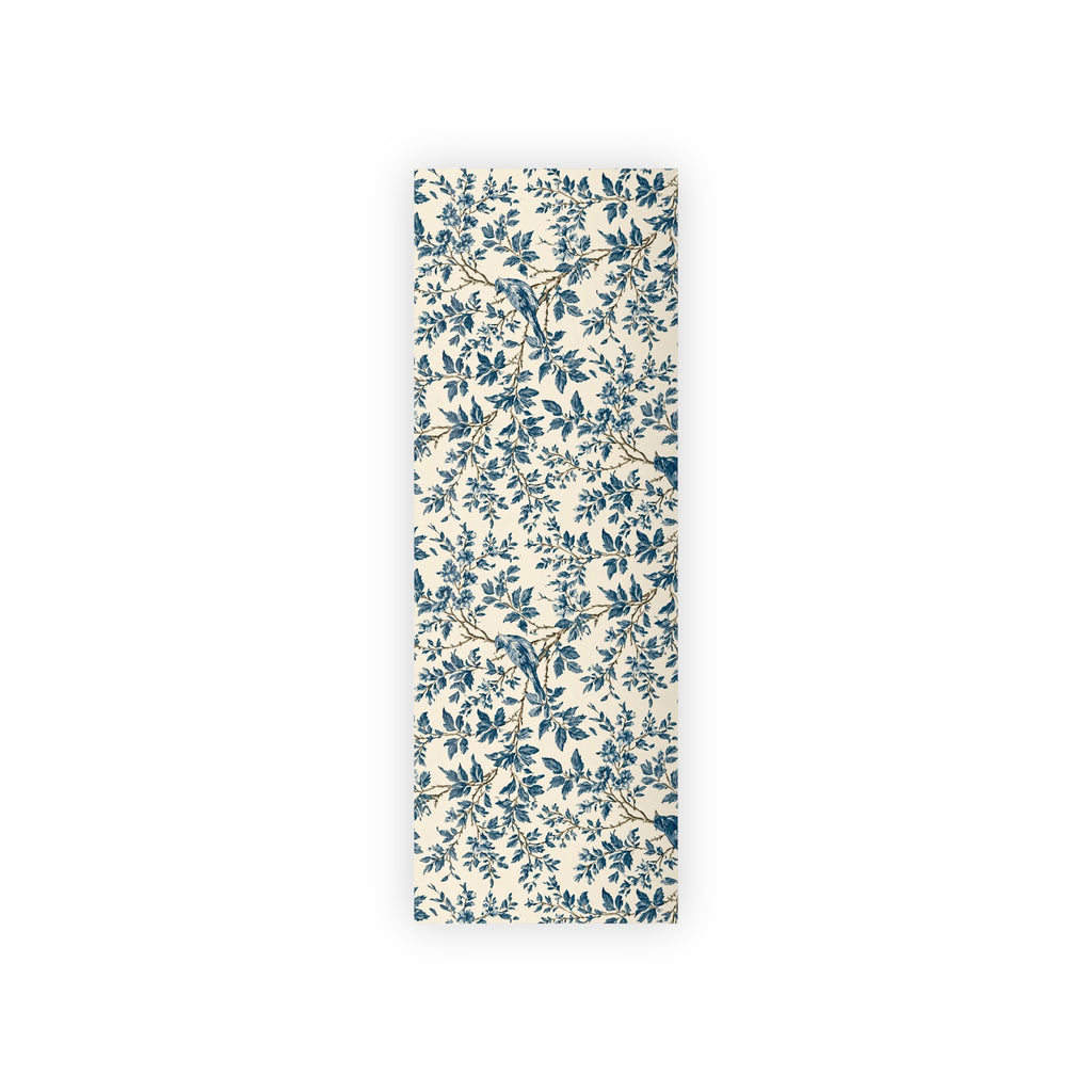Blue Floral Vine Wrapping Paper Roll | Gift Wrap