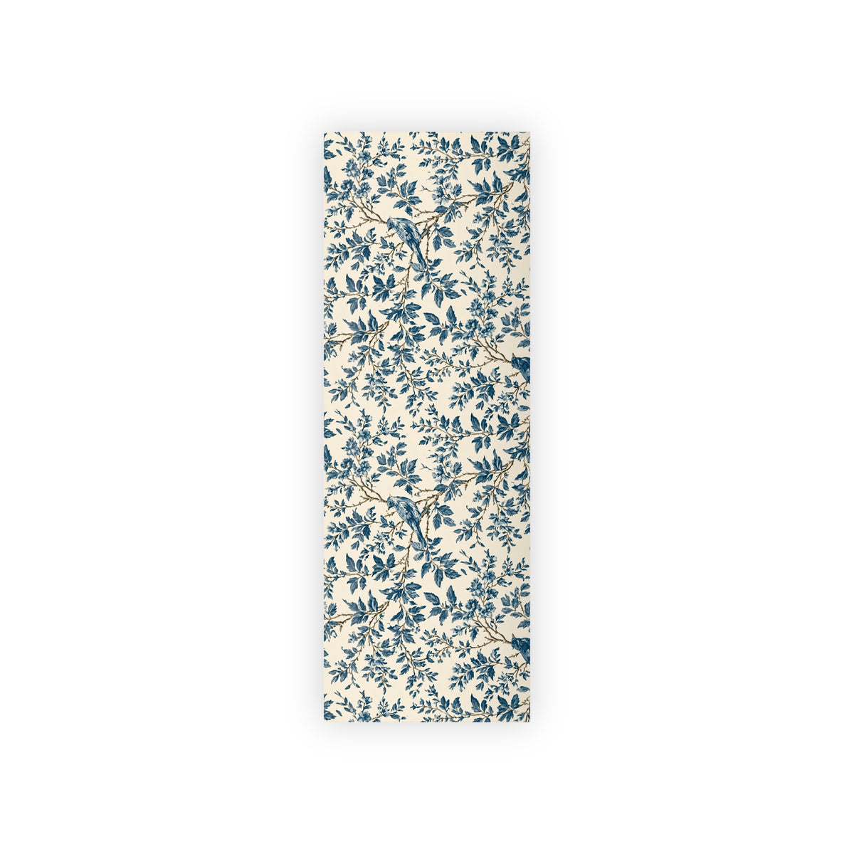 Blue Floral Vine Wrapping Paper Roll | Gift Wrap