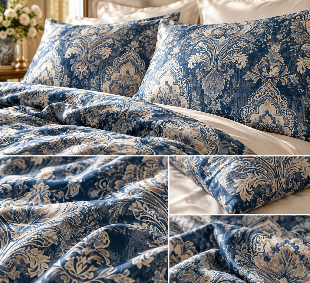 Alma Chatsworth Silk Duvet Cover Set
