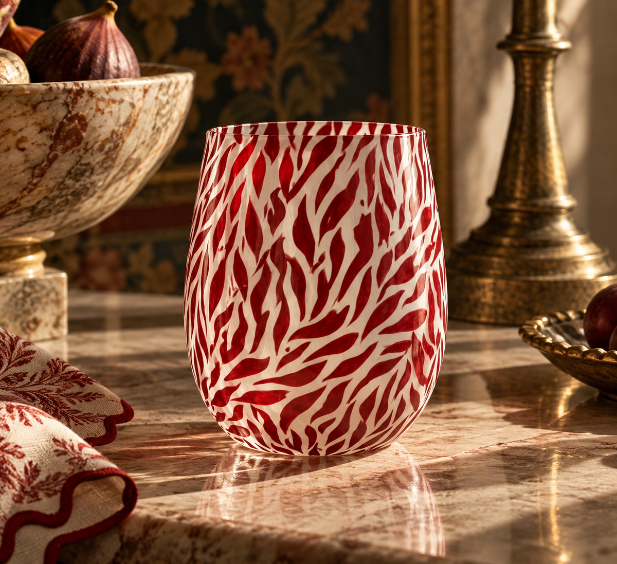 Rouge Sauvage Water Glass